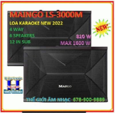 +        A-Hot NEW 2022 Loa Maingo LS-3000M (810w-1600w)